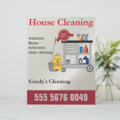 Service-brochure voor het schoonmaken van kleine b (Staand voorkant)