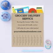 Service-brochure voor levering van kerkelijke prod flyer (Enkel)