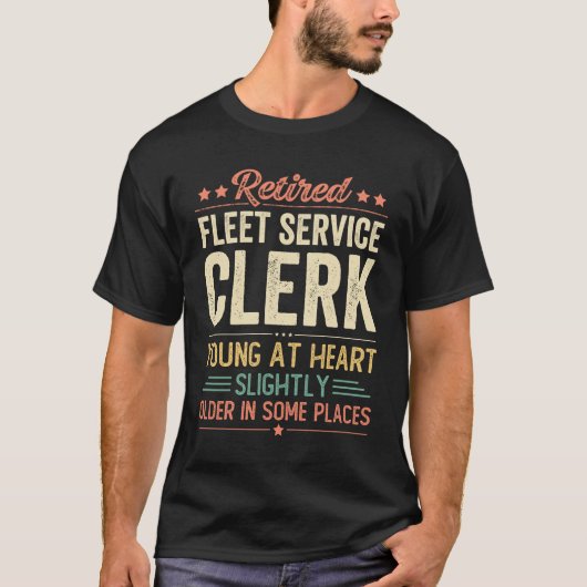 Service Clerk in ruste T-shirt (Voorkant)