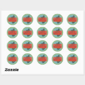SERVICE DIERENHONDENTRAINER RONDE STICKER (Vel)