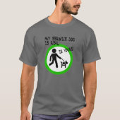 Service dog ADA T-Shirt (Voorkant)
