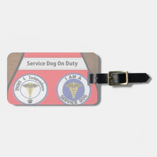 Service Dog Bagagelabel