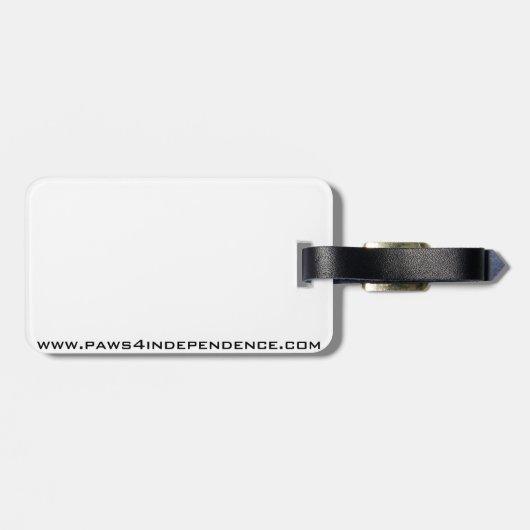 Service Dog Bagagelabel (Achterkant horizontaal)