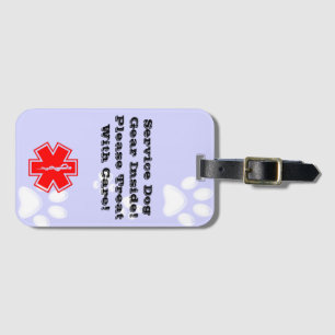 Service Dog Bagagelabel