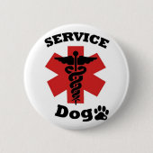 Service Dog Button (Voorkant)