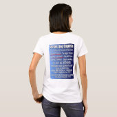Service Dog Etiquette - Basics T-shirt (Achterkant volledig)