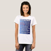 Service Dog Etiquette - Basics T-shirt (Voorkant volledig)