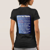 Service Dog Etiquette T-shirt (Achterkant)