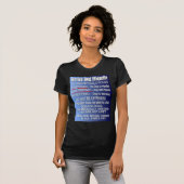 Service Dog Etiquette T-shirt (Voorkant volledig)