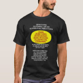 Service Dog Etiquette T-shirt (Voorkant)