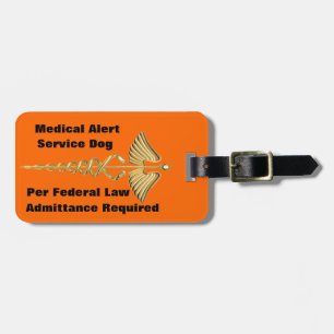 Service Dog ID Bagagelabel