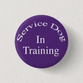 Service Dog in Training Button (Voorkant)