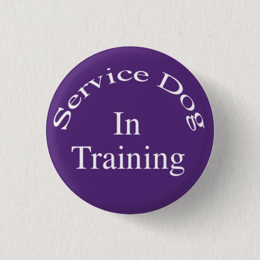 Service Dog in Training Button (Voorkant)