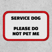 Service Dog Iron-On Patch
