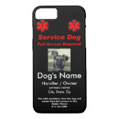 Service Dog Label Case-Mate iPhone Case (Achterkant)