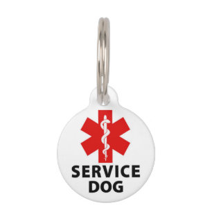 Service Dog Label Huisdierpenning