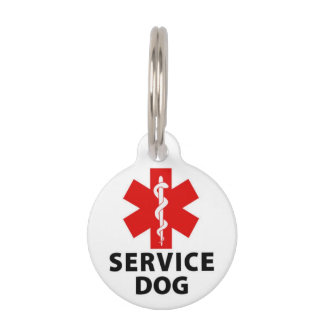 Service Dog Label Huisdierpenning