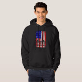 Service Dog PTSD Awareness US Veteran Hoodie (Voorkant volledig)