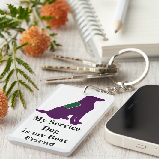 Service Dog Sleutelhanger (Voorkant Rechts)