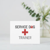 Service Dog Trainer Briefkaart (Staand voorkant)