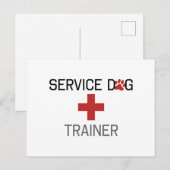 Service Dog Trainer Briefkaart (Voorkant / Achterkant)