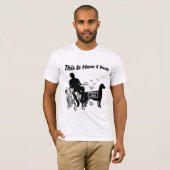 Service Dog - zo kan ik draaien T-shirt (Voorkant volledig)