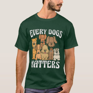 Service Dograiner Elke hond doet er toe Service Do T-shirt