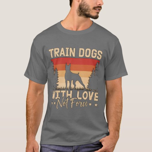 Service Dograinerrain Honden Met Liefde Hond Eigen T-shirt (Voorkant)