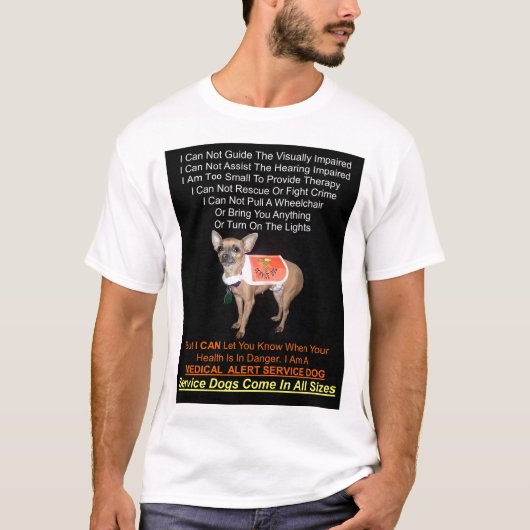 Service Dogs komt in alle grootten T-shirt (Voorkant)