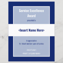 Service Excellence Award