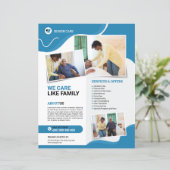 Service Flyer-Sjabloon voor hogere kosten (Staand voorkant)