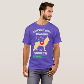 Service Hond in Training Duitse Herder Belgisch T-shirt (Voorkant volledig)