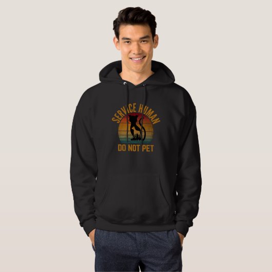 Service Human Do not Pet T-Shirt (Voorkant volledig)