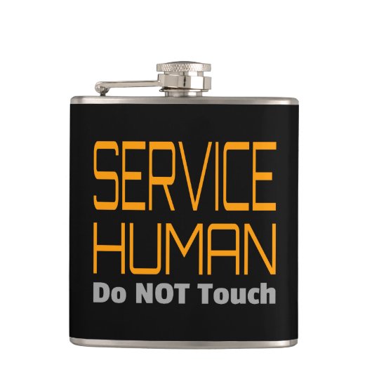 Service Human Funny Heupfles (Voorkant)