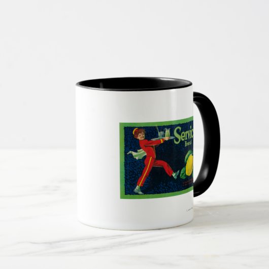 Service Lemon LabelLa Habra, CA Mok (Voorkant rechts)