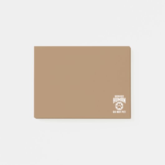 Service Menselijk ontwerp Niet Huisdier Grappig Qu Post-it® Notes (Voorkant)