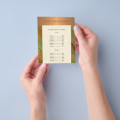 Service menu promotionele moderne schoonheidssalon (Hand)