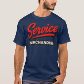 Service Merchandise Retro 80s T-shirt (Voorkant)