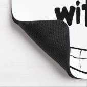 Service met een Smile Mousepad Muismat (Hoek)