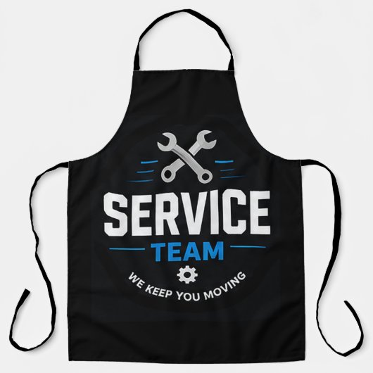 🛠️ Service Team Auto Reparatie Winkel 🛠️ Schort (Voorkant)