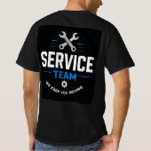 🛠️ Service Team Auto Reparatie Winkel 🛠️ T-shirt (Achterkant)
