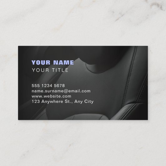 Service Technician Visitekaartje Mechanic (Achterkant)