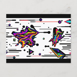 Service tijdens de vlucht - Ken Gage Art Briefkaart