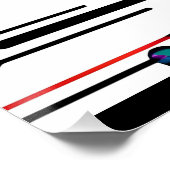 Service tijdens de vlucht - Ken Gage Art Perfect Poster (Hoek)