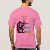 Service To Nation heet roze T-shirt (Achterkant)