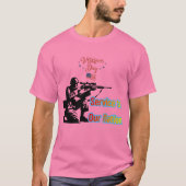 Service To Nation heet roze T-shirt (Voorkant)