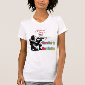 Service To Nation wit T-shirt (Voorkant)