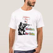 Service To Nation wit T-shirt (Voorkant)