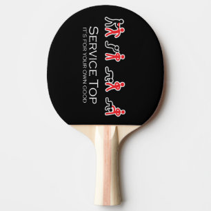 Service-top-peddel Tafeltennisbatje