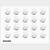Service Truck Ronde Sticker (Vel)